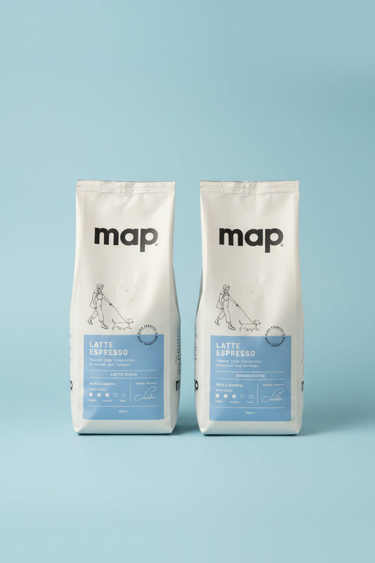 Map Latte Espresso Coffee 250g