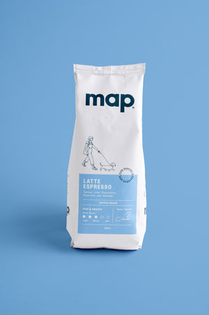 Map Latte Espresso Coffee 1kg