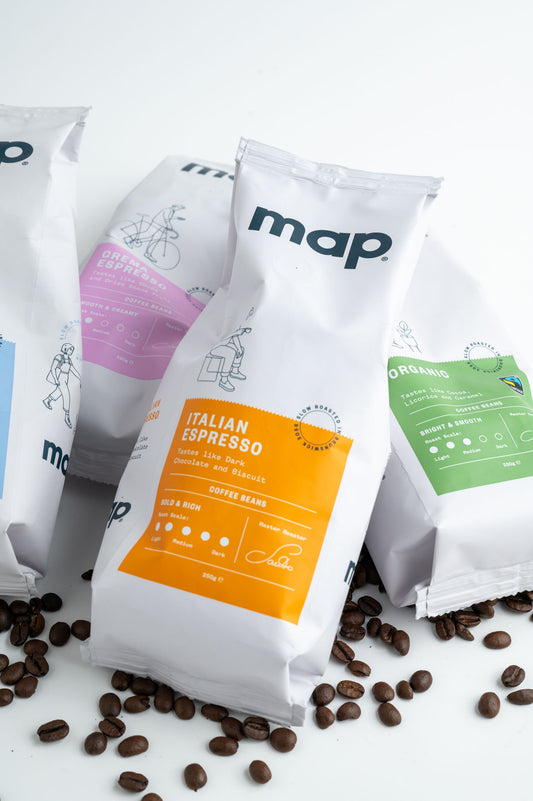 Map Italian Espresso Coffee 250g